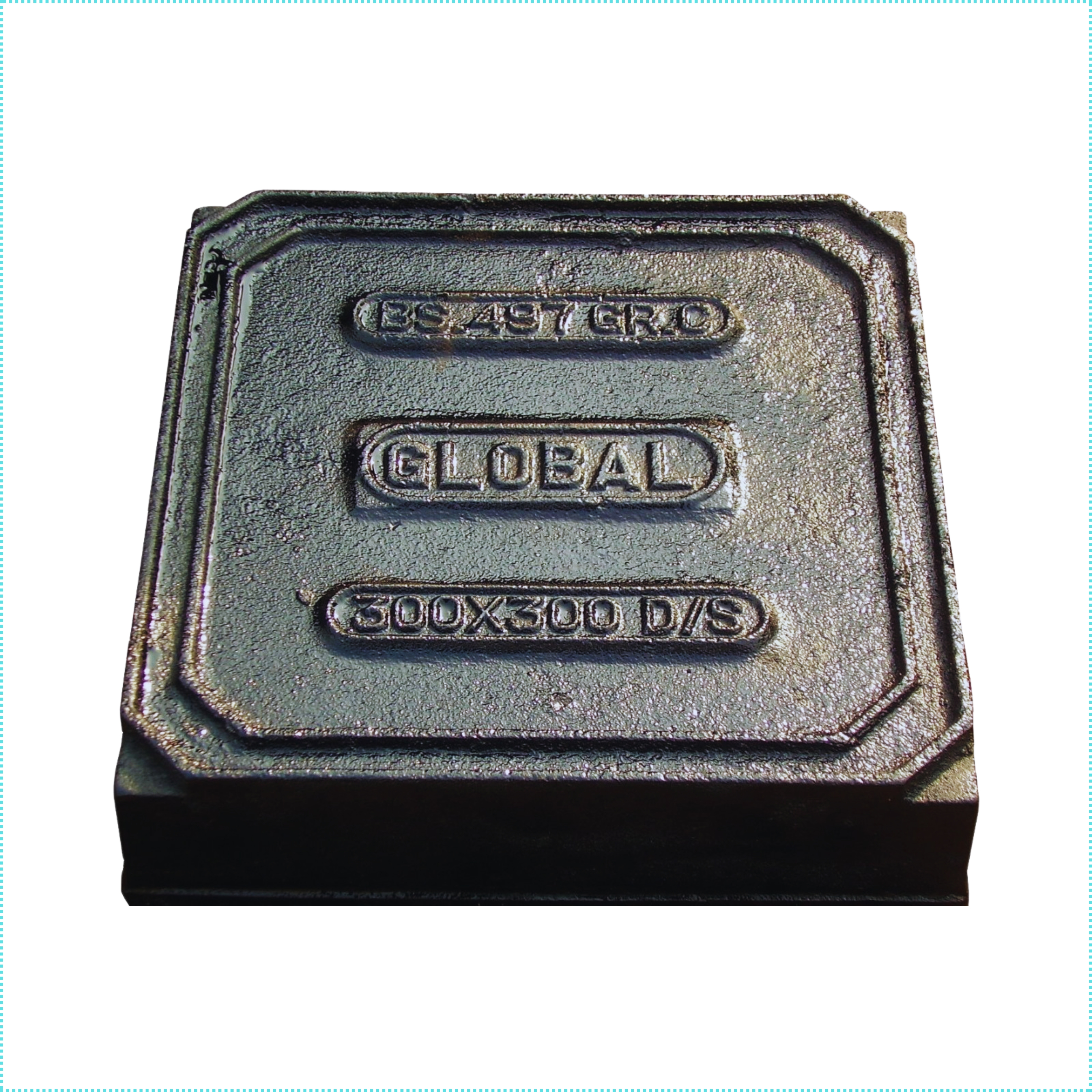 Solid top Recessed Manhole Cover & Frame