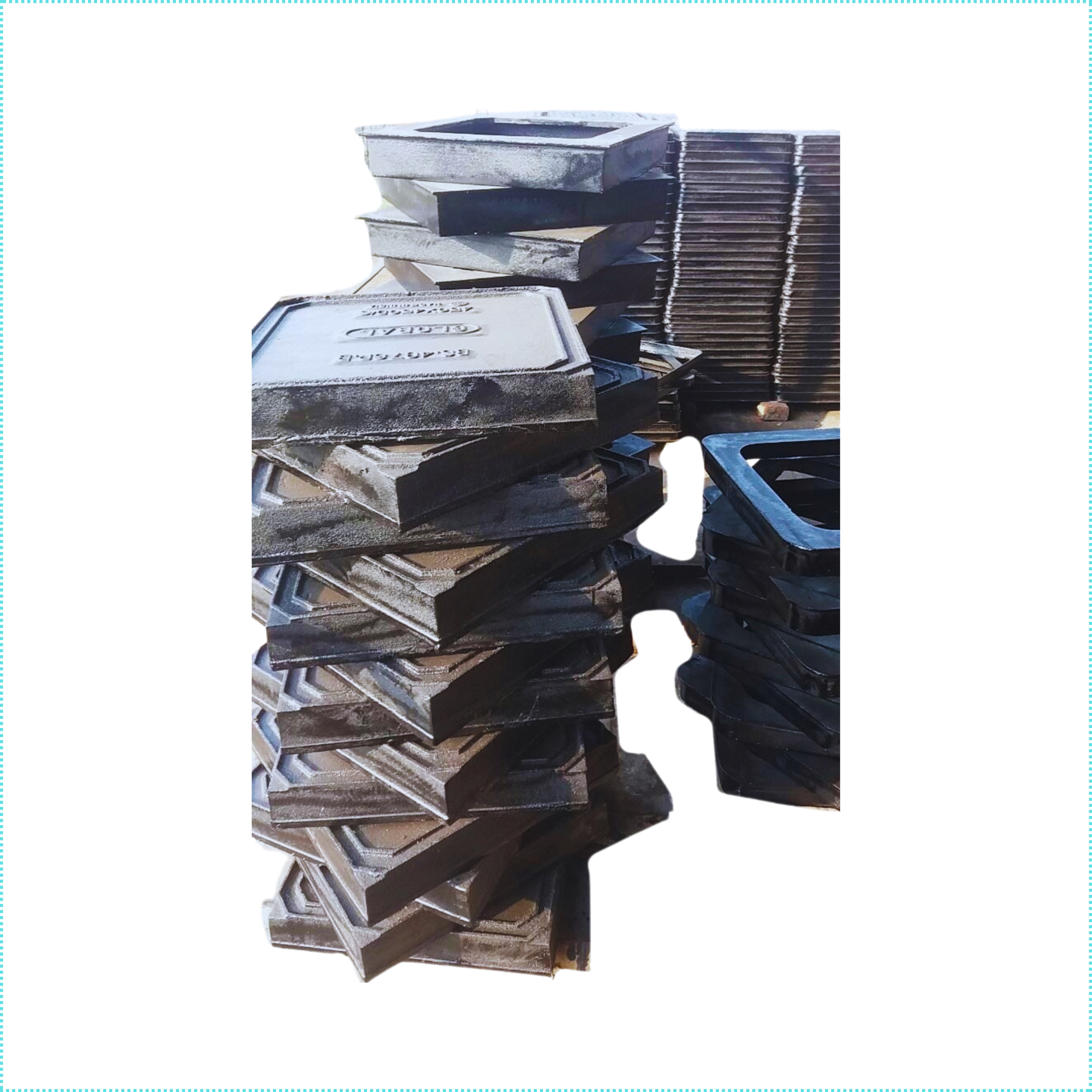 Solid top Recessed Manhole Cover & Frame