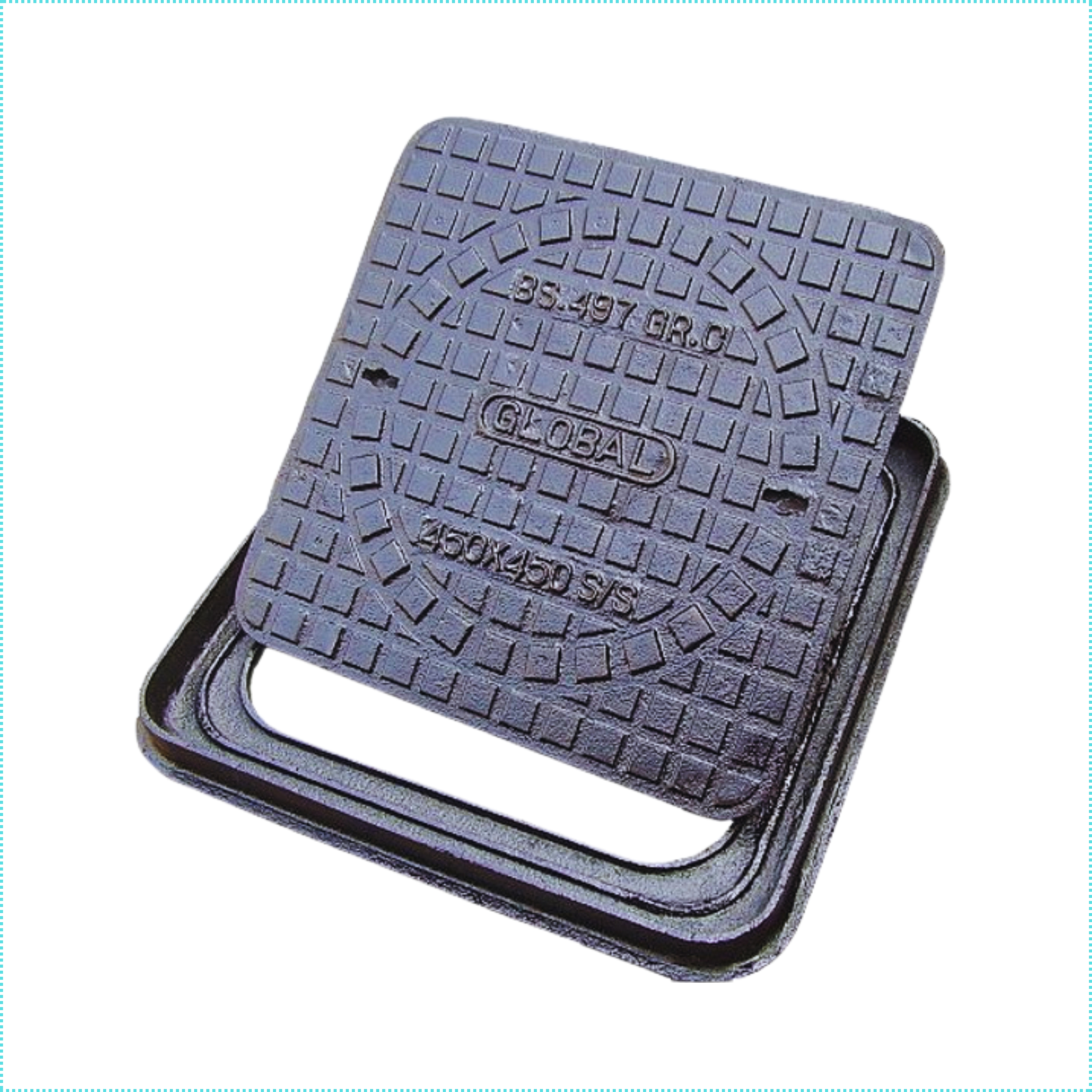 Cast Iron Manhole Cover / Access Cover with Frame