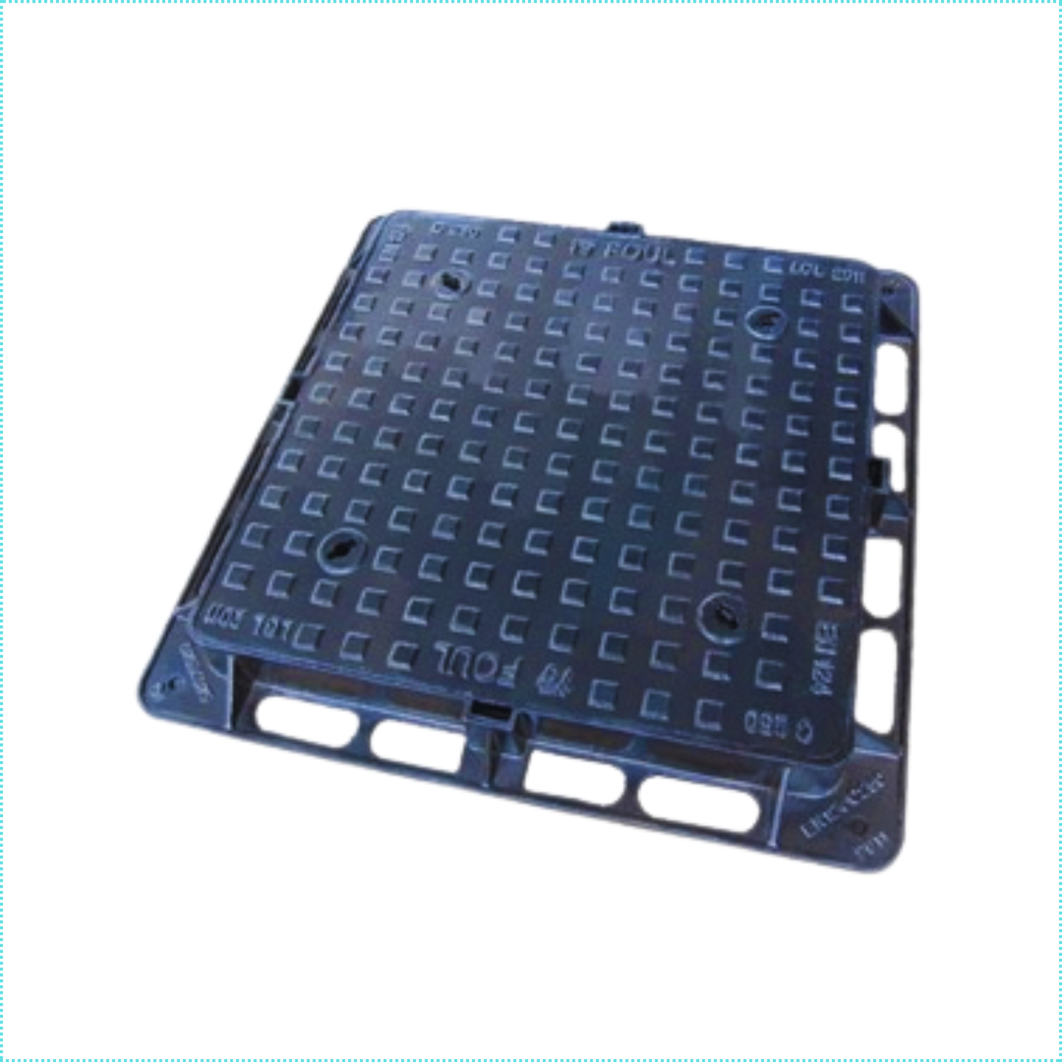 Ductile Iron Square and Rectangular Manhole/Access Cover with Frame
